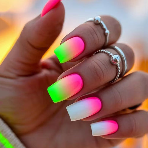 Stylish Ombre Nail Art Design Bowlift