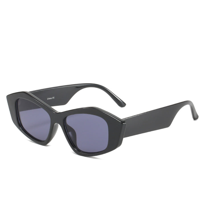 Women's geometric sunglasses with unique, futuristic design Bowlift
