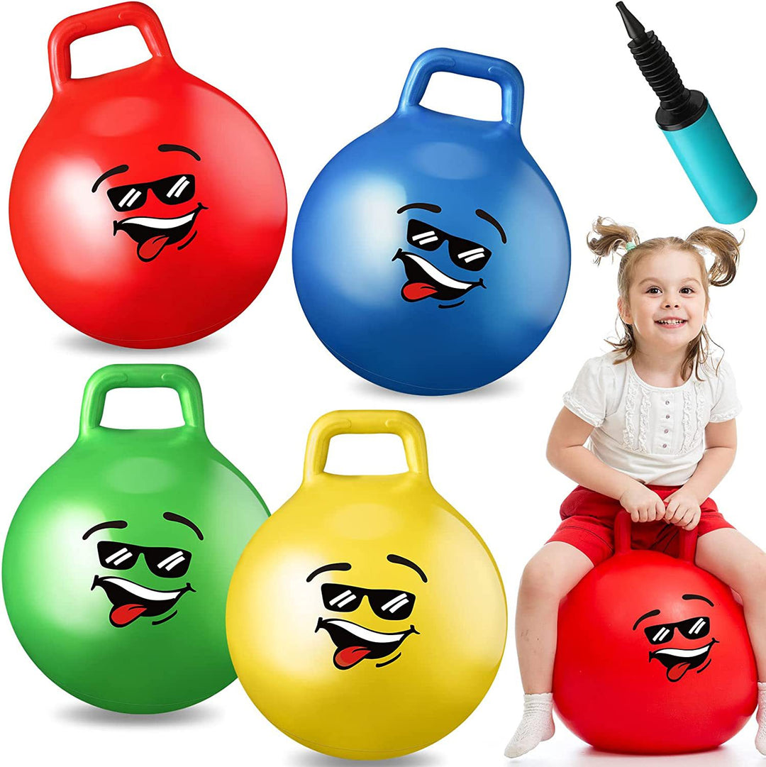 Unisex Hopping Ball with Handle Bowlift