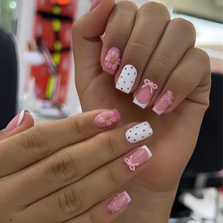 24-piece artificial nail set Bowlift