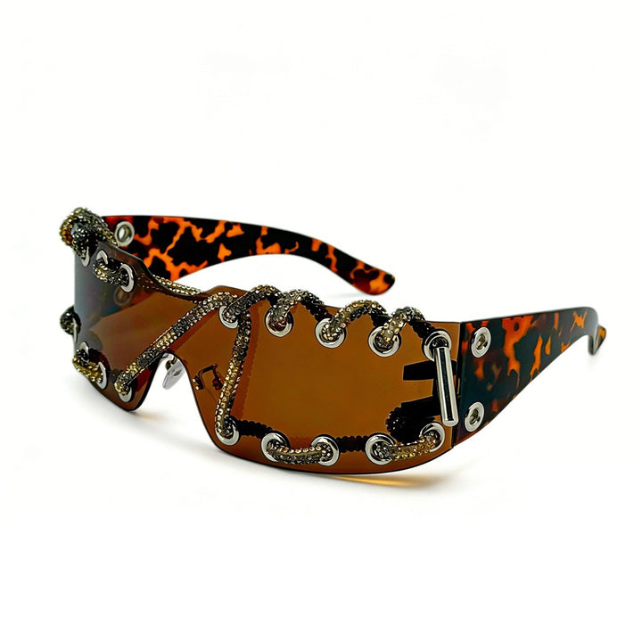 Women's sunglasses with unique lacing design Bowlift
