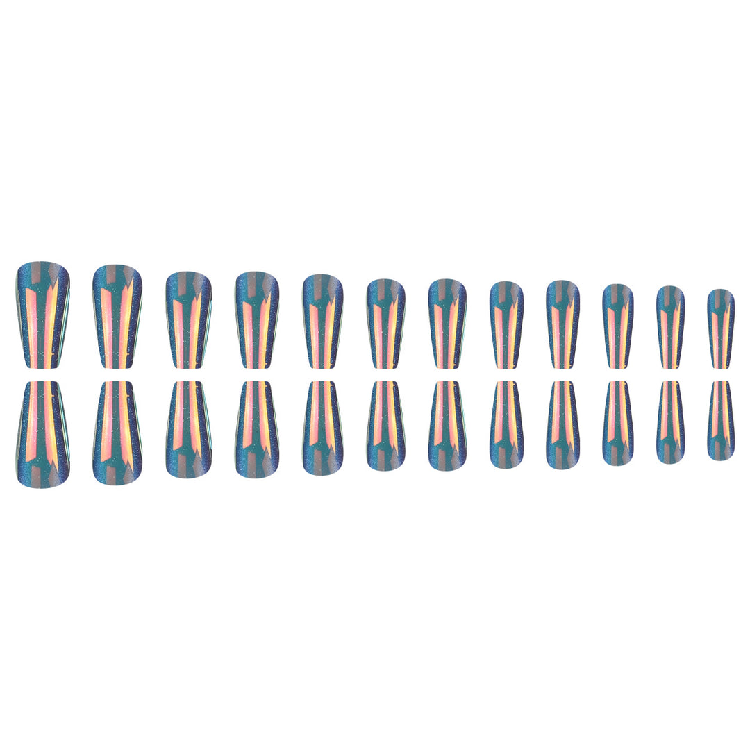 Glossy Long Stiletto Press-On Nails Bowlift