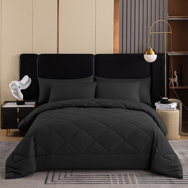 Luxurious Quilted Comforter Set Bowlift