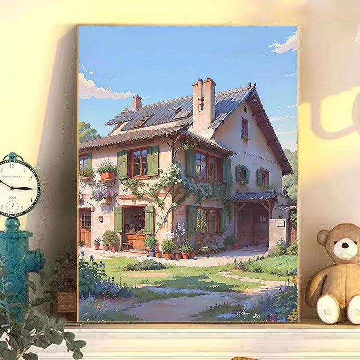 Serenity-Inspired Garden Scene Wall Art Bowlift