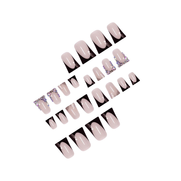 Glamorous Gem-Embellished Nail Enhancements Bowlift