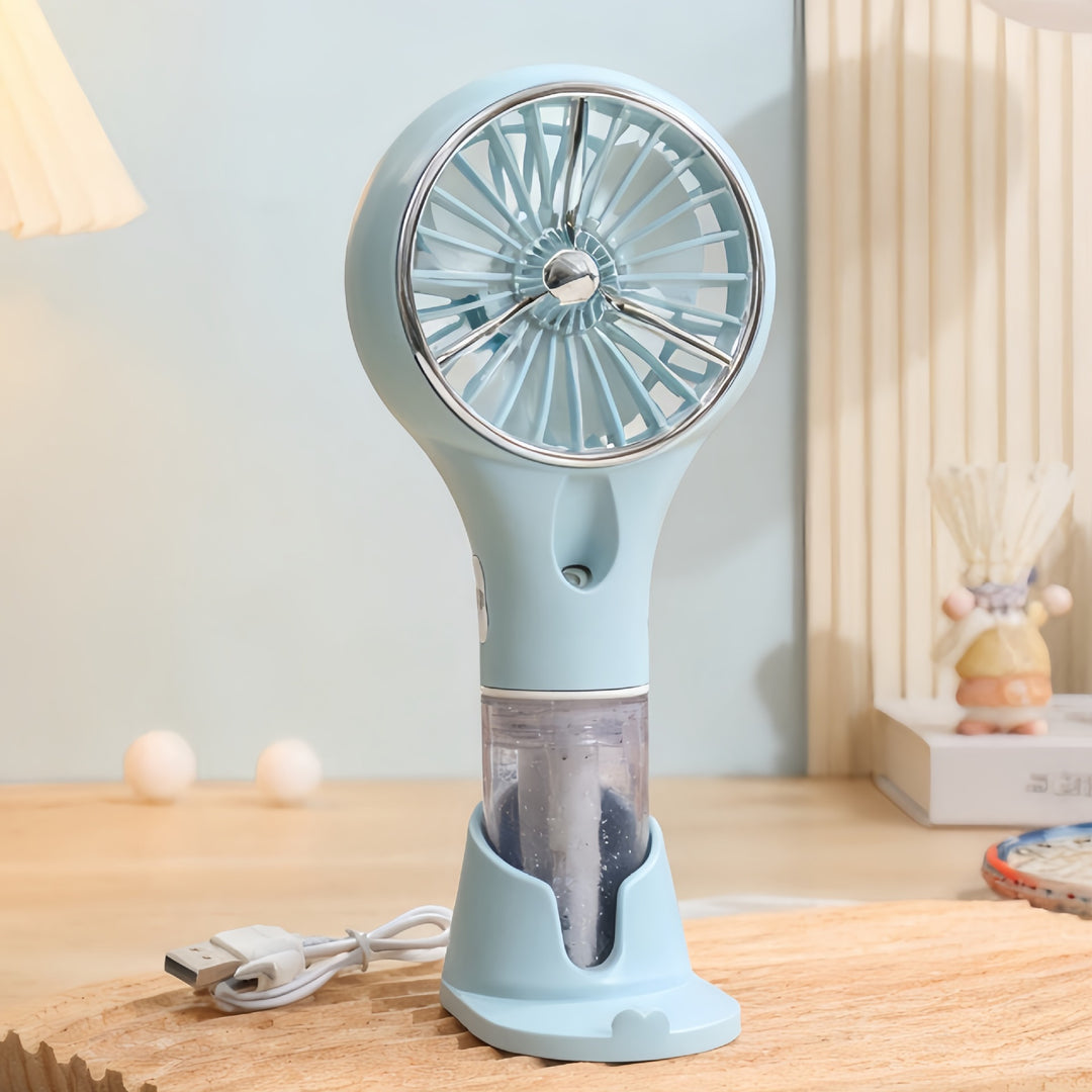 Women's Mini Mist Fan with USB Connection Bowlift