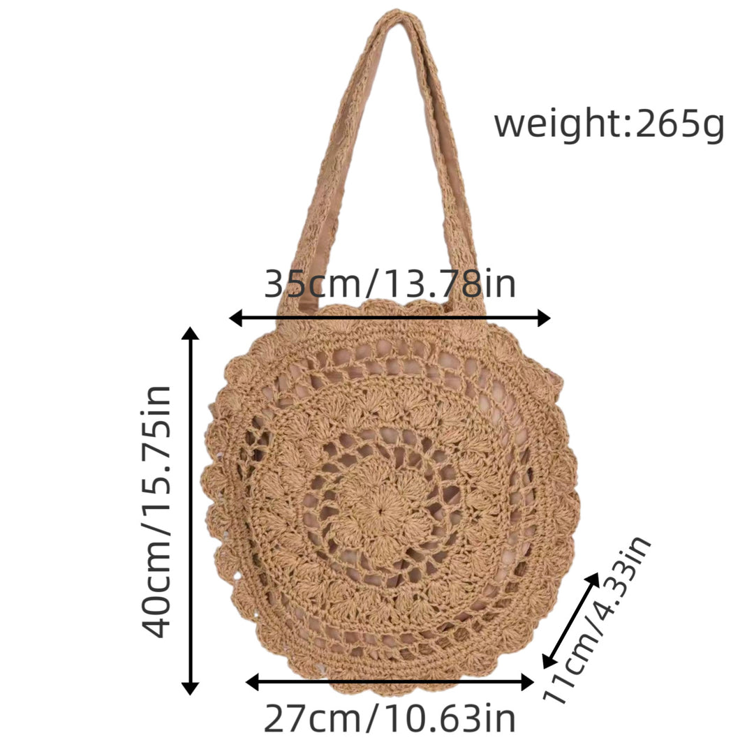 Crochet bag with nostalgic design Bowlift
