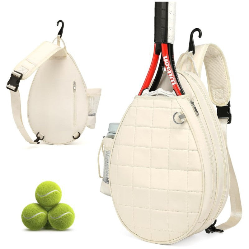 Sporty tennis backpack bag with innovative folding design Bowlift