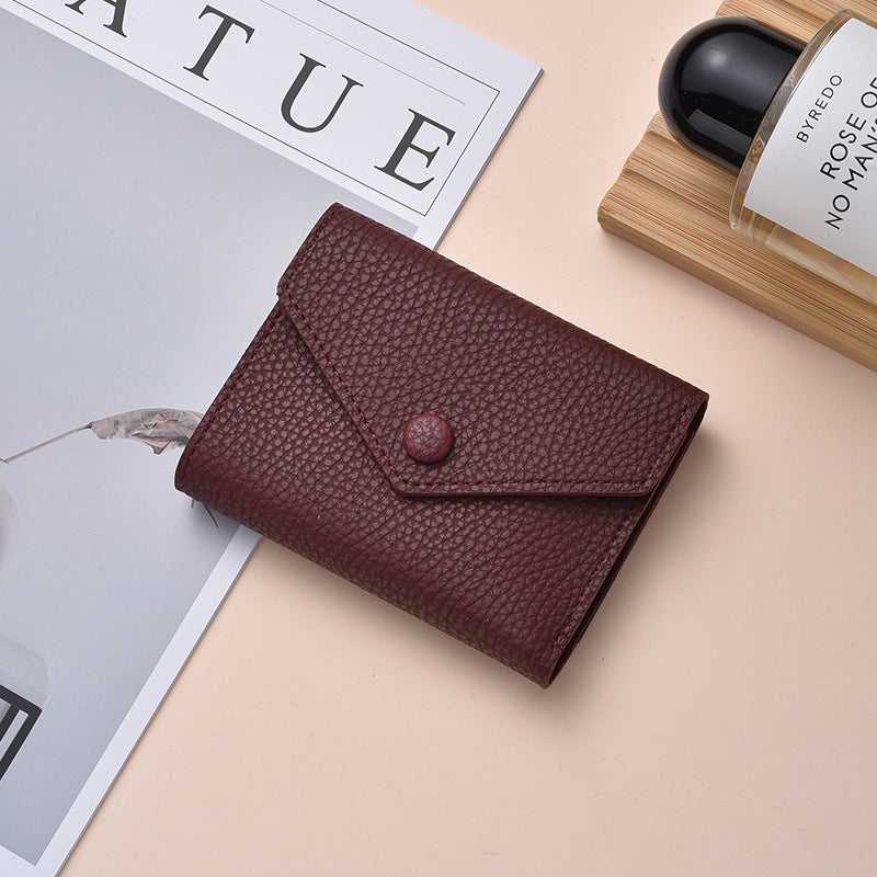 Premium Textured Leather Coin Wallet Bowlift