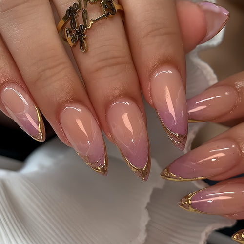 Artistic Stiletto Press-On Nail Set Bowlift