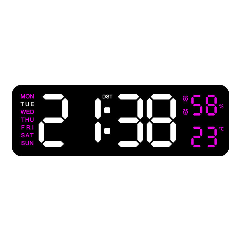 Digital Multifunction Alarm Clock with Hygrometer and Temperature Display Bowlift