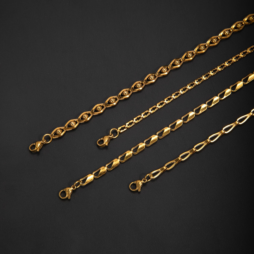 Adjustable Contemporary Link Bracelet Bowlift