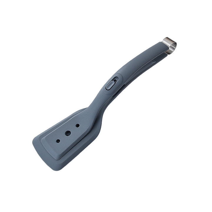 Ergonomic silicone spatula with stainless steel accents Bowlift
