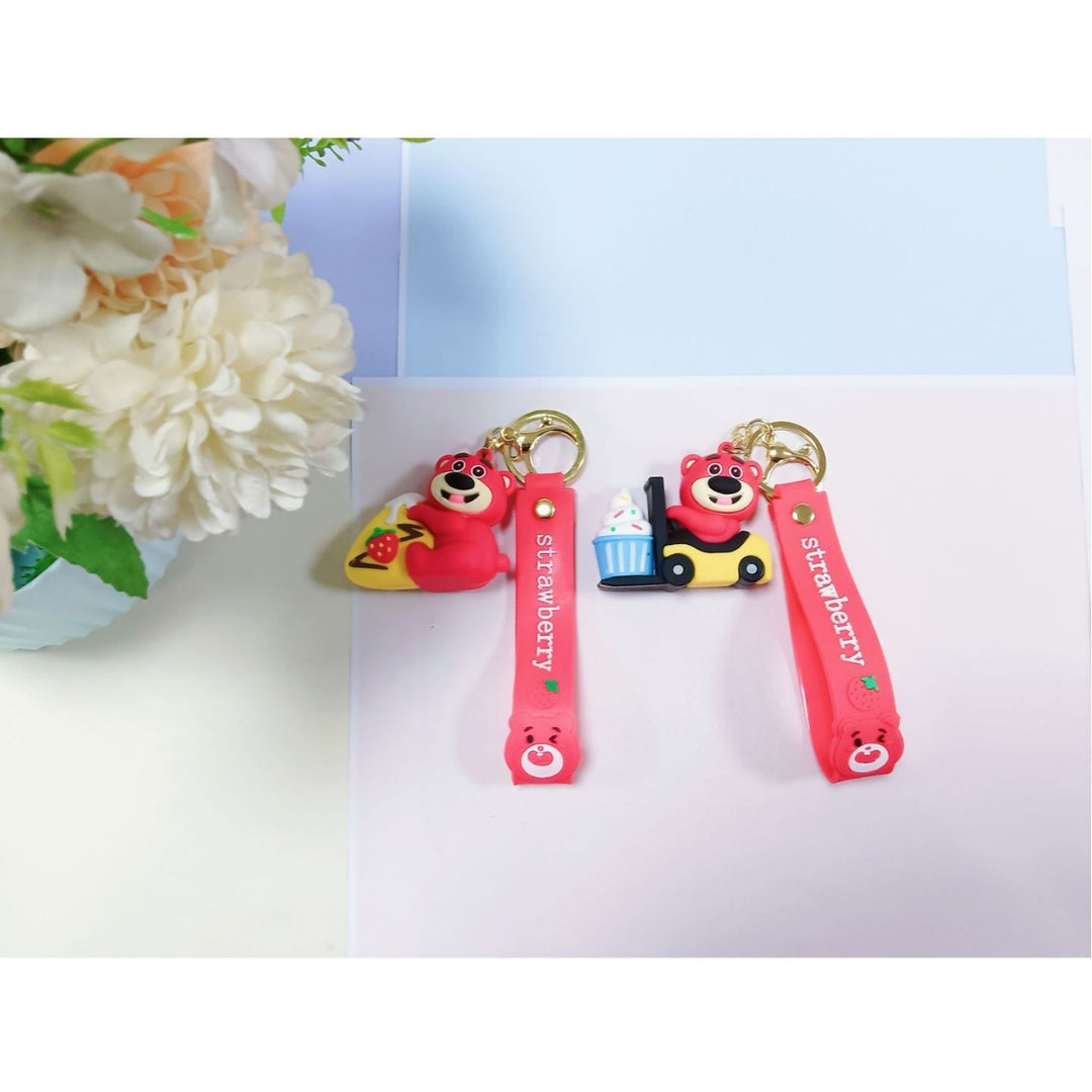 Unisex Cute Bear-Themed Keychain Bowlift