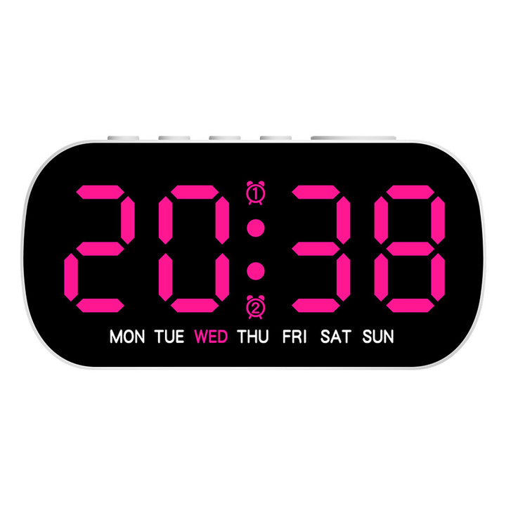 Digital alarm clock with LED display and temperature display Bowlift