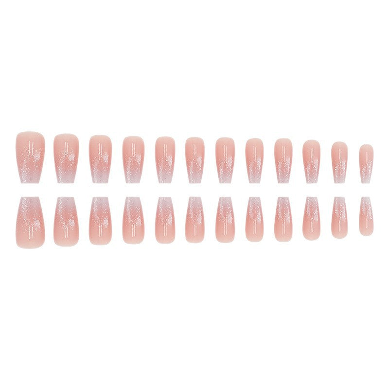 Ombre Square Tip Press-On Nails Bowlift