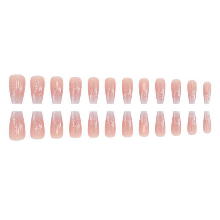 Ombre Square Tip Press-On Nails Bowlift