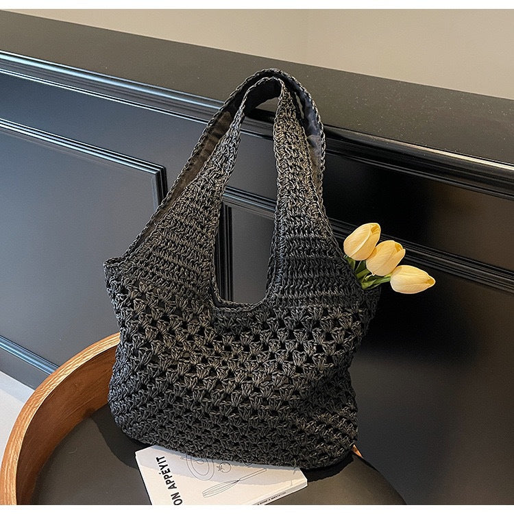 Handmade Macrame Tote Bag Bowlift