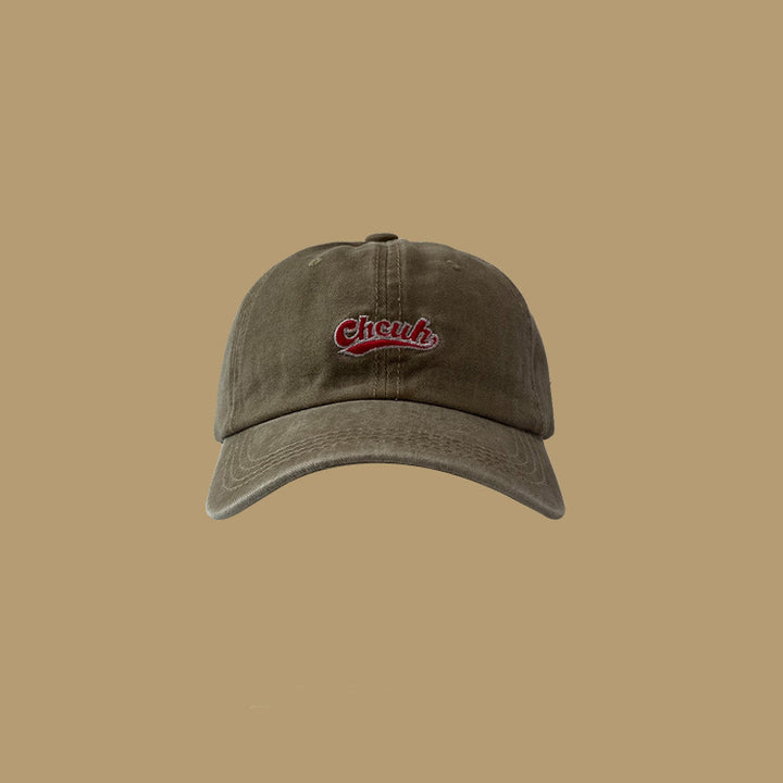 Vintage-Style Adjustable Cotton Cap