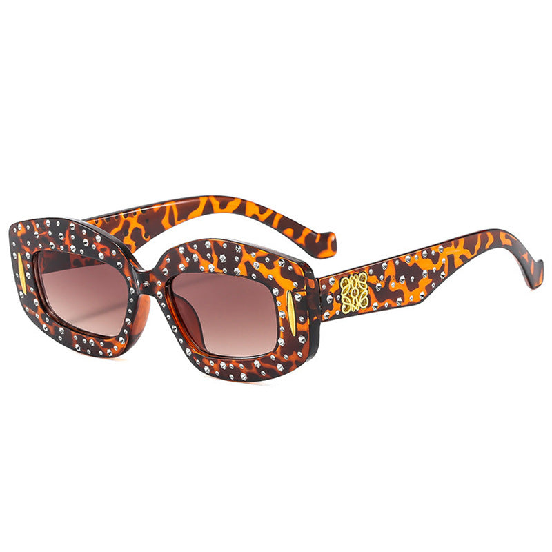 Women striking sunglasses with glamorous rhinestone details Bowlift