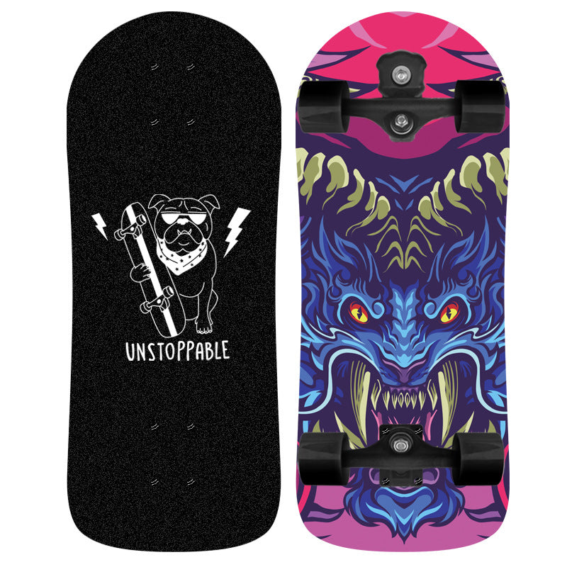 Unicorn-Themed Graphic Skateboard Bowlift