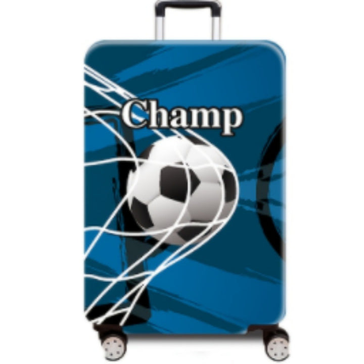 Women's hard-shell suitcase with dynamic football motif Bowlift