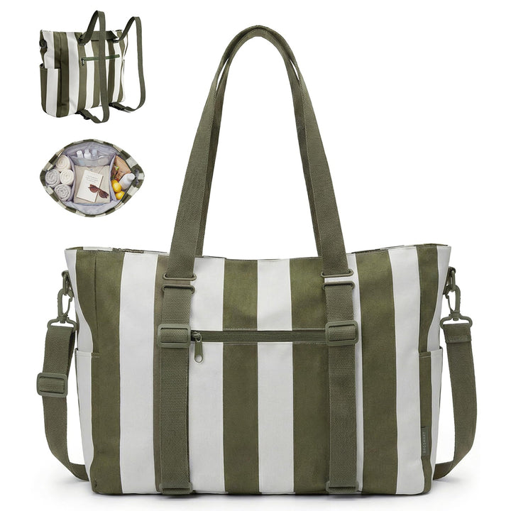 Multifunctional tote bag with practical interior Bowlift