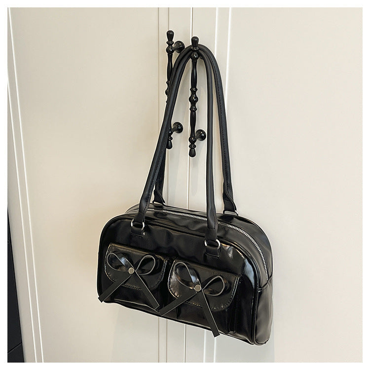 Stylish Multifunctional Handbag with Bow Detail Bowlift