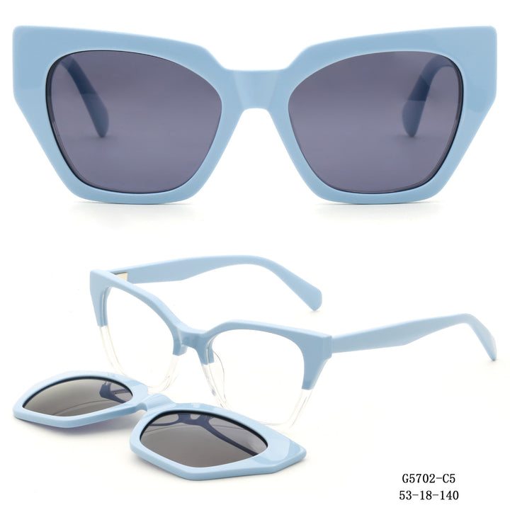 Women's striking oversized sunglasses with removable lenses Bowlift