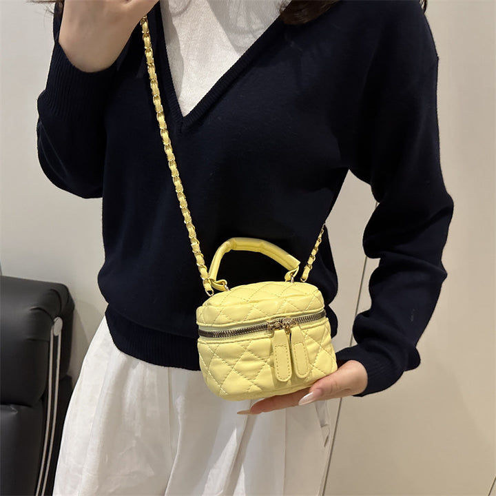 Quilted Mini Crossbody Bag Bowlift