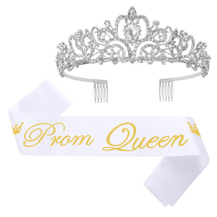 Ladies crown with festive sash set Bowlift