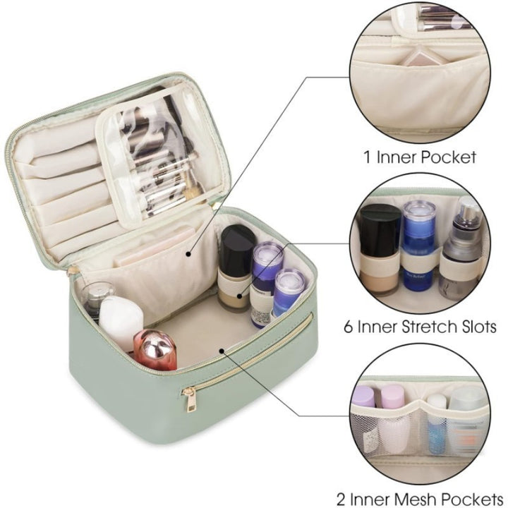 Elegant cosmetic organizer bag Bowlift