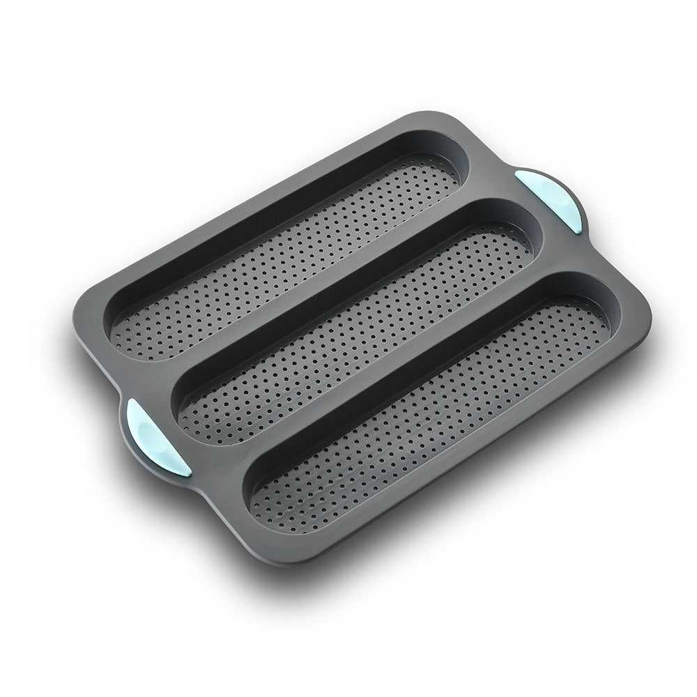 Silicone Bread Baking Pan with Non-Stick Coating and Sturdy Handles Bowlift