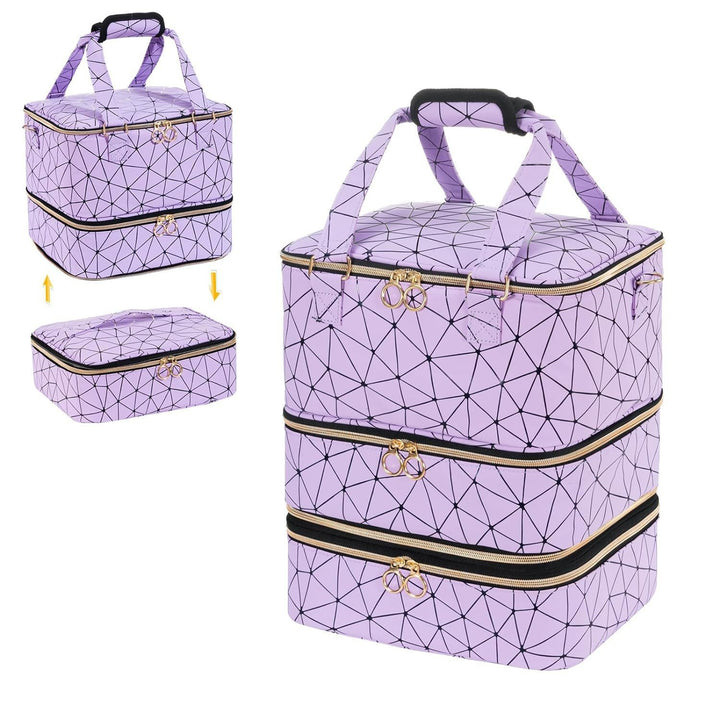 Cosmetic storage bag with multiple compartments Bowlift
