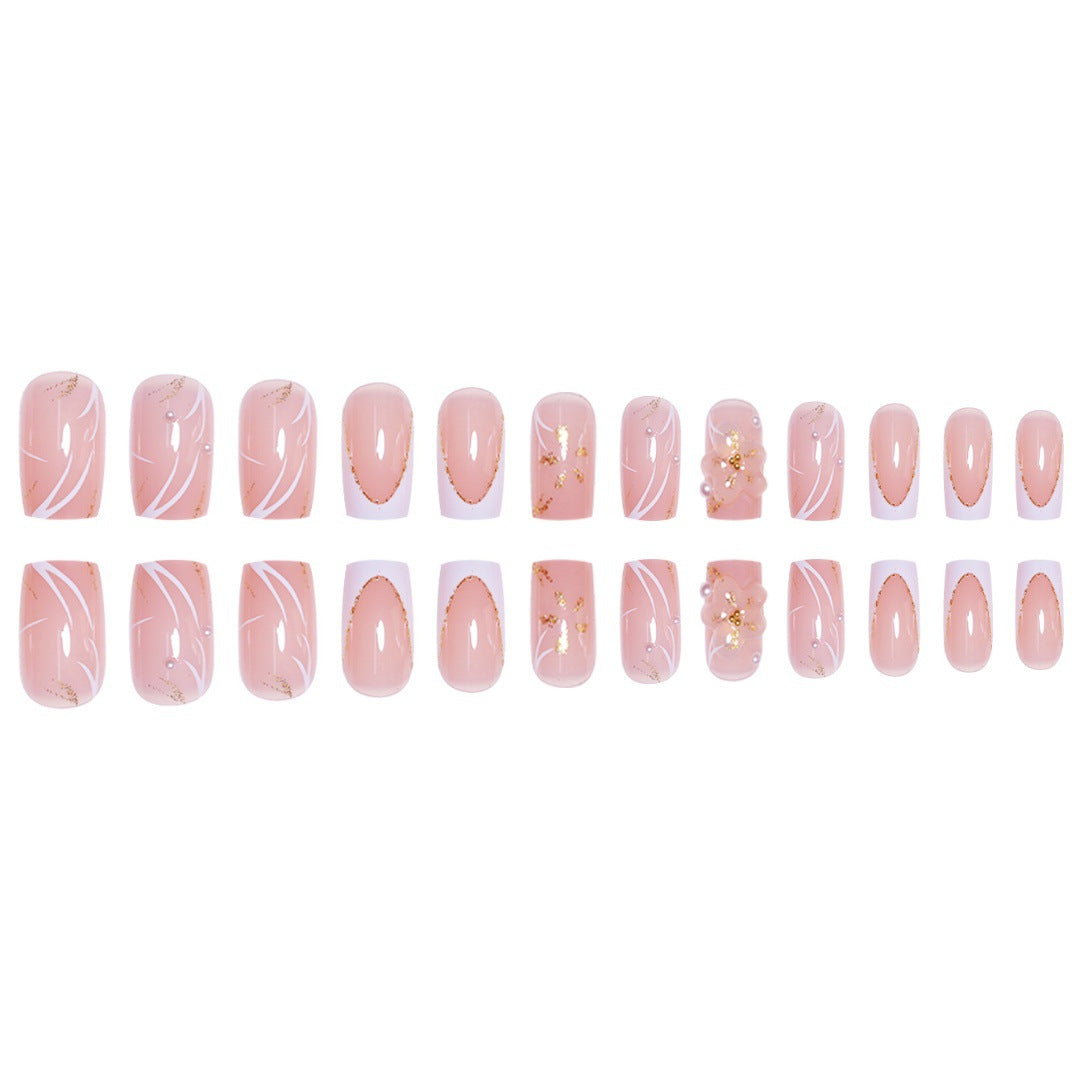 Decorative Floral Nail Extensions Bowlift