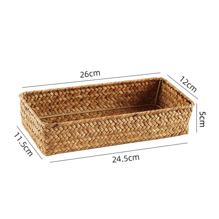 Rectangular Woven Storage Tray Bowlift