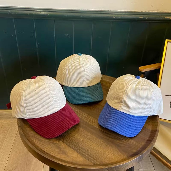 Women's Corduroy Baseball Cap Bowlift