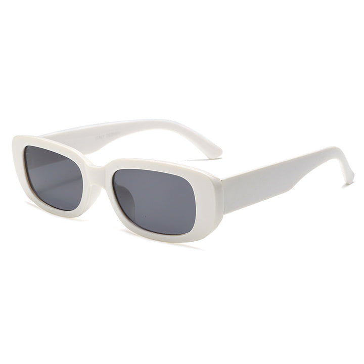 Women's fashionable rectangular sunglasses with adjustable nose pads Bowlift