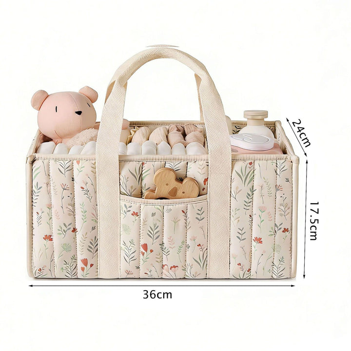 Versatile storage basket with compartments and charming animal motif Bowlift