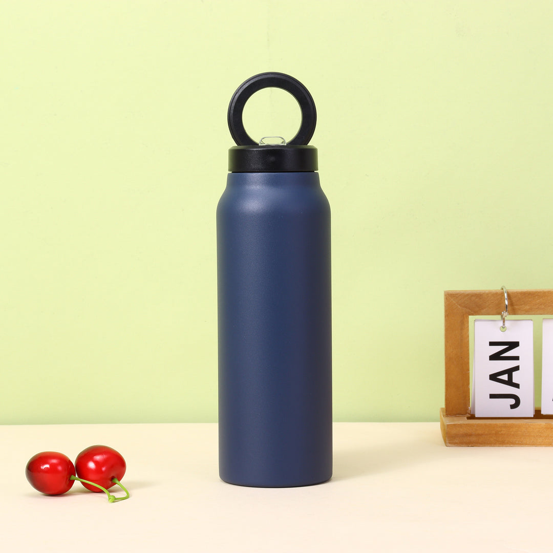 Insulated Stainless Steel Water Bottle with Loop Carry Lid Bowlift