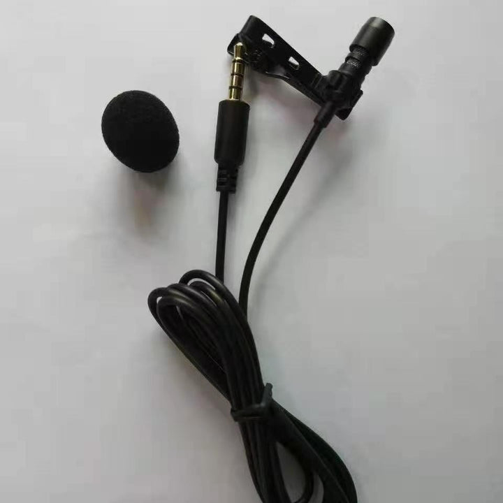 Lavalier microphone with flexible clip Bowlift