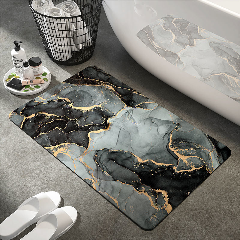 Artistic Abstract Bath Mat