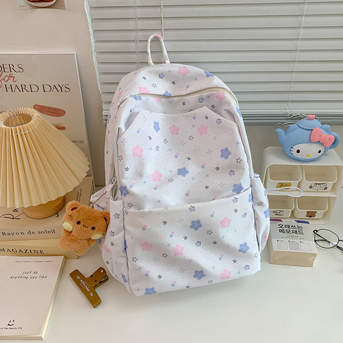 Whimsical Star Patterned Backpack