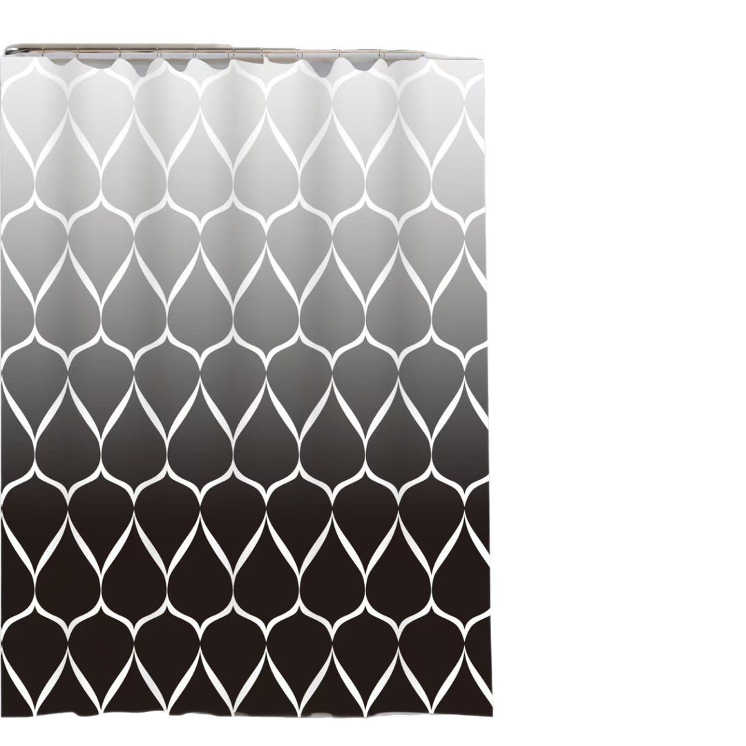 Decorative Shower Curtain Bowlift