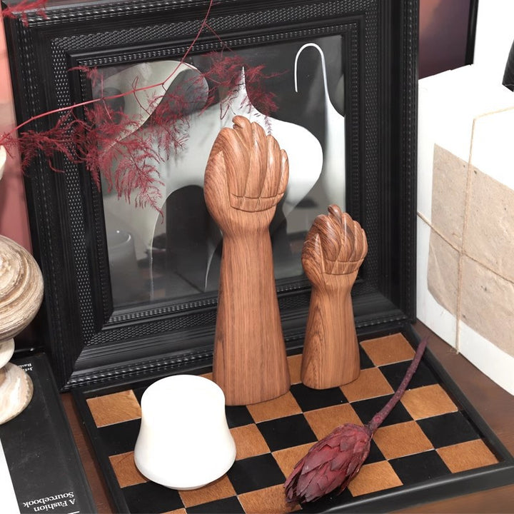 Decorative Wooden Hand Sculpture