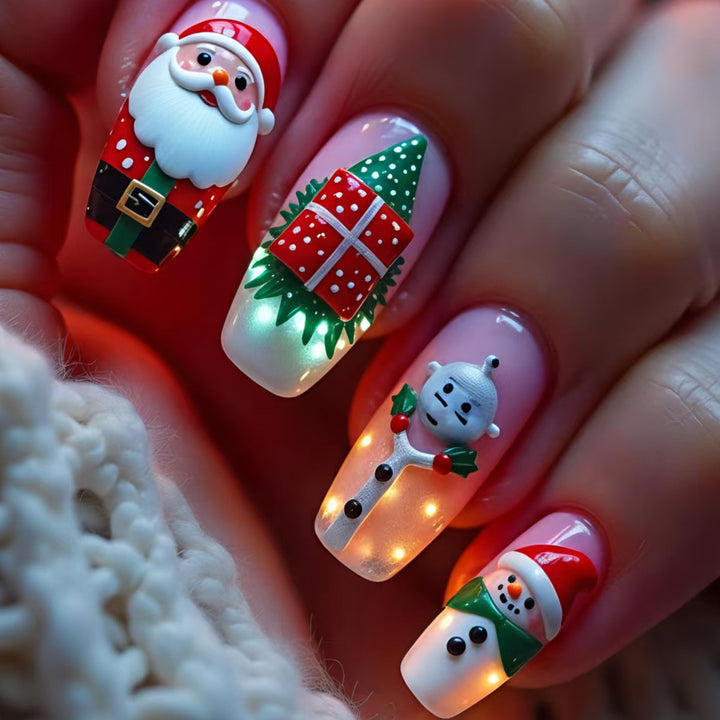 Festive 3D Decorative Nail Art Bowlift