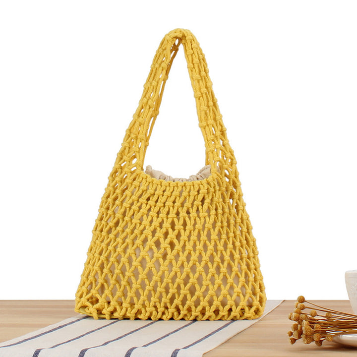 Hand-knotted jute bag Bowlift