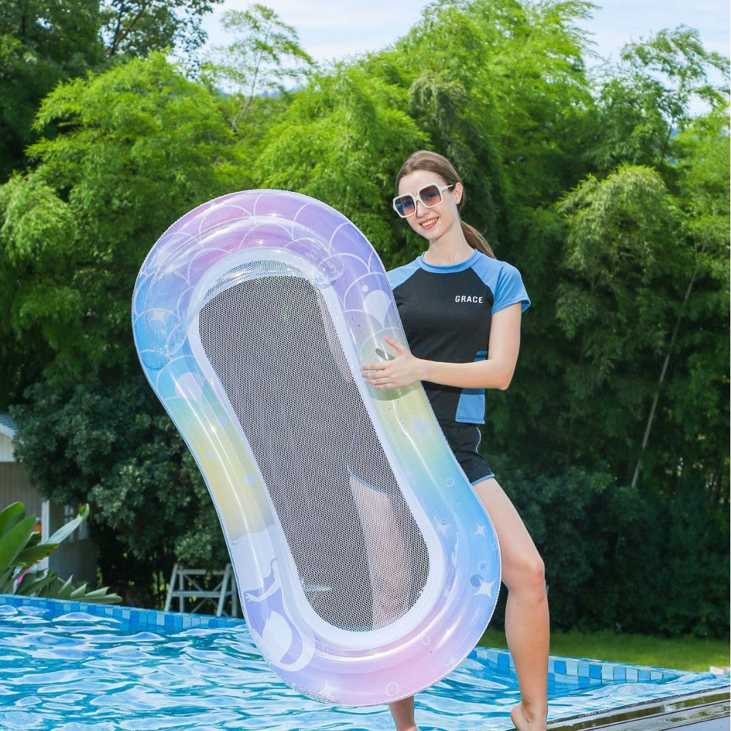 Women Inflatable Play Bathtub with Safety Net Bowlift
