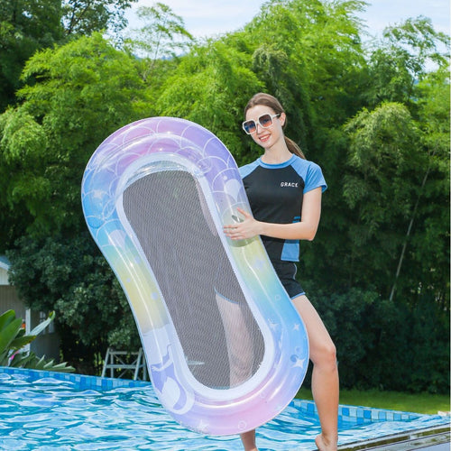 Women Inflatable Play Bathtub with Safety Net Bowlift