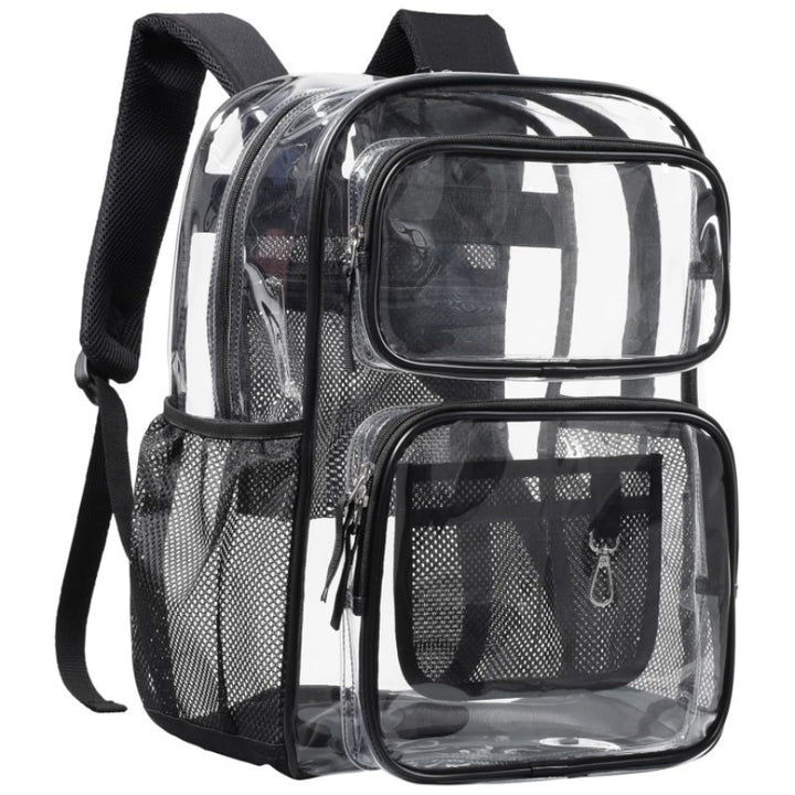 Transparent Backpack with Multiple Compartments Bowlift